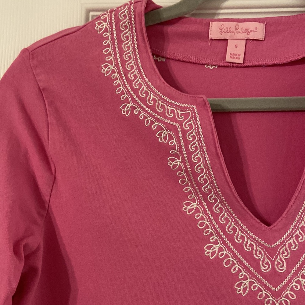 Lilly Pulitzer Shirt size S excellent condition Leigh 25” bust 34” - Picture 3 of 12